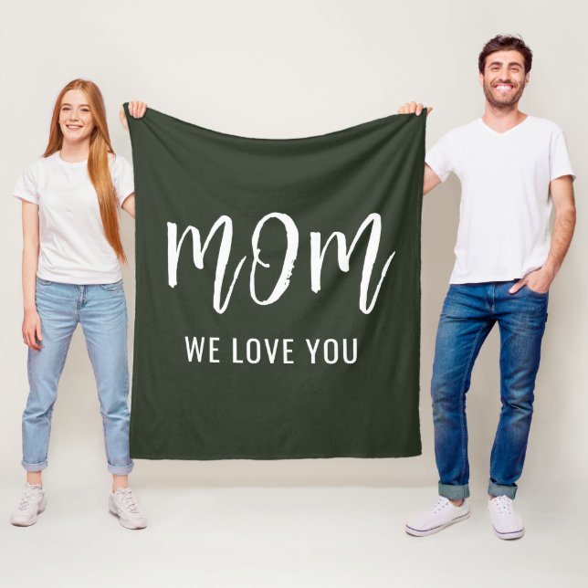Custom Mothers Day  Fleece Blanket (In Situ)