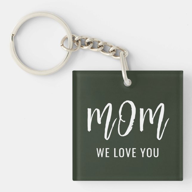 Custom Mothers Day Gift Keychain (Front)