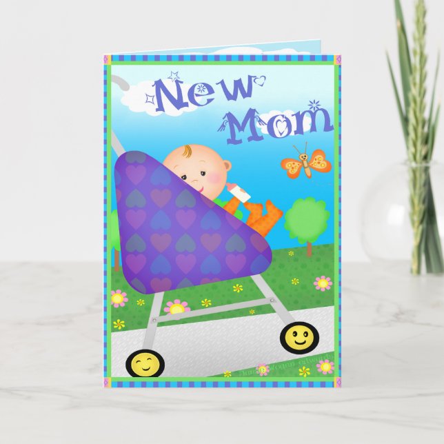 Custom Mother's Day New Mom Card (Front)