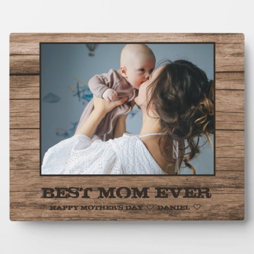 Custom Mothers Day Photo Collage Plaque