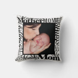 Custom Mother&#39;s Day Photo Reversible Pillow at Zazzle