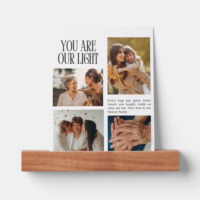Custom Mother's Day Photo Shelf | 4 Photos  (Front)
