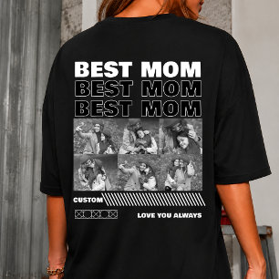 Custom Mothers Day photo Shirt, Personalized 90s T-Shirt
