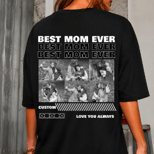 Custom Mothers Day photo Shirt, Personalized 90s T-Shirt