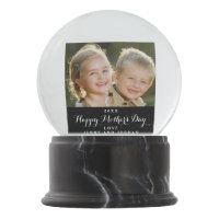 Custom Mother's Day Photo Snow Globe
