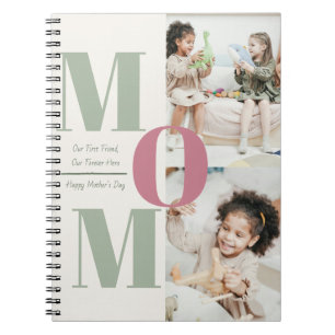 Custom Mother's Day Spiral Photo Notebook   MOM