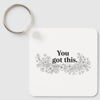 Custom Motivational Keychain