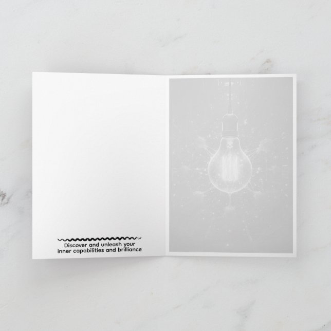 Custom Motivational Quote Card (Inside)