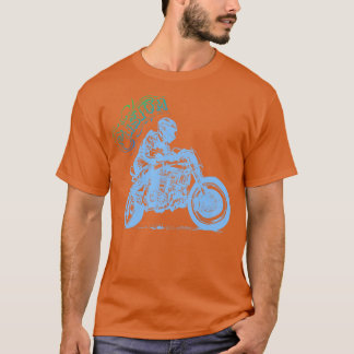custom motorbike rider T-Shirt