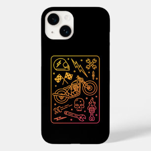 Custom Motorcycle Garage 1 Case-Mate iPhone 14 Case
