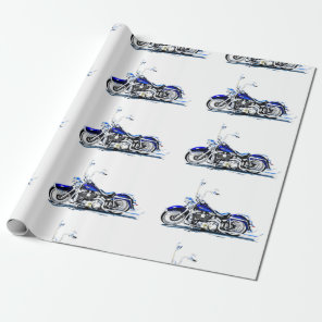 Custom Motorcycle Wrapping Paper