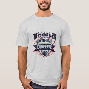 Custom Motorcycles Vintage Designed Mens T-Shirt
