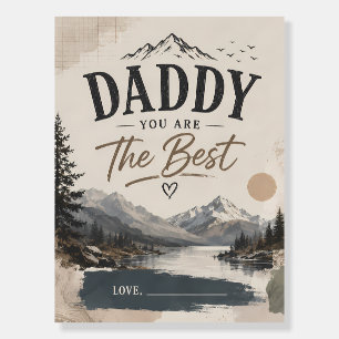Custom Mountain Father’s Day Appreciation Poster