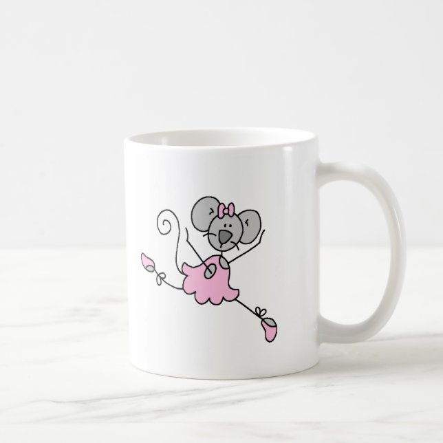 Custom Mouse Ballerina Mug (Right)