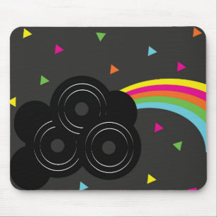 Custom Mouse Music Artist Records Musician Rainbow Pad