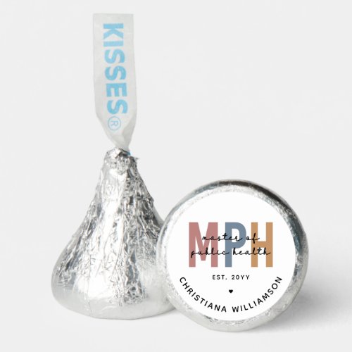 Custom MPH Master of Public Health Graduation Hersheys Kisses