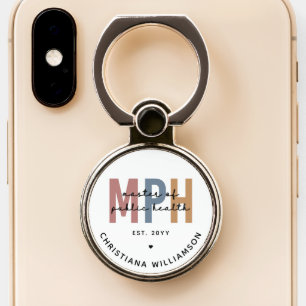 Custom MPH Master of Public Health Graduation Phone Ring Stand
