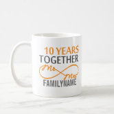 ALUMINUM traditional 10th wedding anniversary gift Coffee Mug