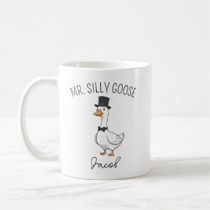 Custom Mr. and Mrs Silly Goose Wedding Mug Engagem