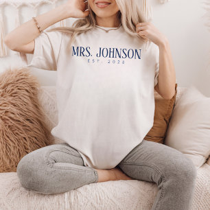 Custom Mr. & Mrs. Shirt, Honeymoon Gift for Couple T-Shirt