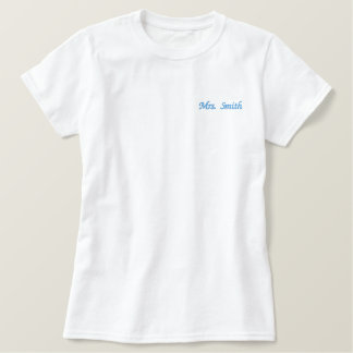 Custom Mrs. Bride Bachelorete party Embroidered Shirt