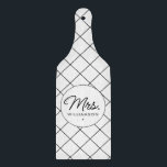 Custom Mrs. Est. Modern Elegant Script Newlywed Cutting Board<br><div class="desc">Personalized Mrs. Modern Elegant Script Newlywed New Couple Wedding Gifts!</div>