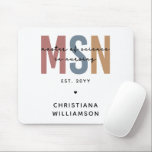 Custom MSN Master of Science in Nursing Graduation Mouse Pad<br><div class="desc">Custom MSN Master of Science in Nursing Graduation | Nursing School NP Graduation Gifts!</div>
