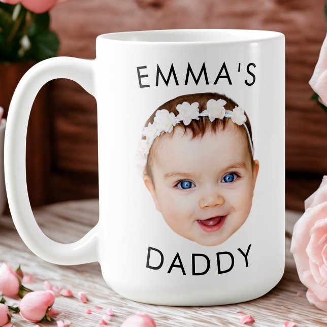 Custom Mug, Baby Mug, Dad Birthday Gift, Face Coffee Mug (Creator Uploaded)