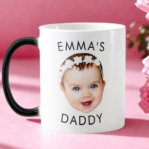 Custom Mug, Baby Mug, Dad Birthday Gift, Face Color Morph Mug
