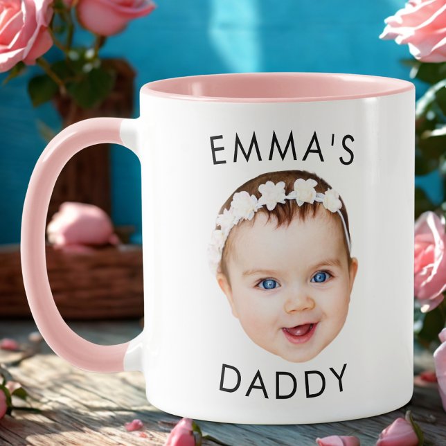 Custom Mug, Baby Mug, Dad Birthday Gift, Face Mug (Creator Uploaded)