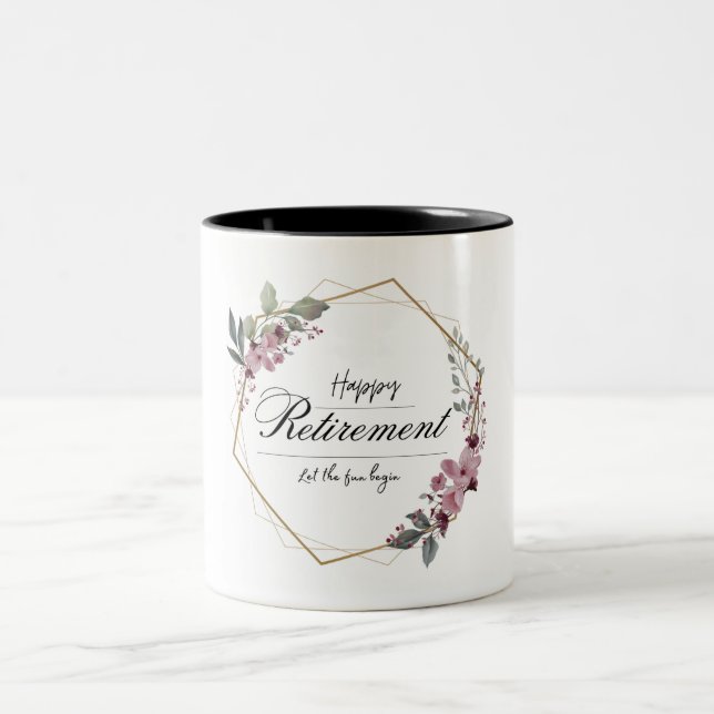 Custom Mug Designs for Retirement gift (Center)