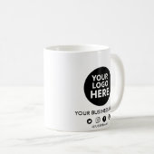 Custom Mug Promotional With Business Logo (Front Right)