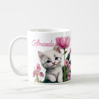 Custom Mug with Kitten 
