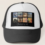 Custom Multi Photo Mosaic Picture Collage Trucker Hat