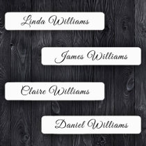 Custom Multiple Names Fabric Clothing Kids' Labels