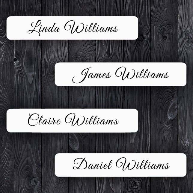 Custom Multiple Names Fabric Clothing Kids' Labels (Creator Uploaded)