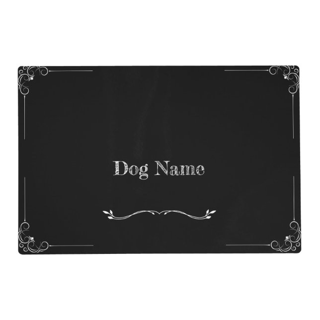 Custom Multiple Pet Food Mat (Front)