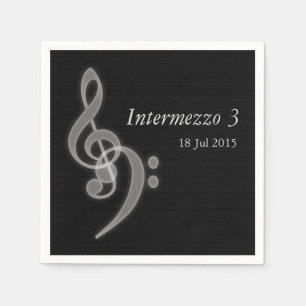 Custom Music Concert Napkins