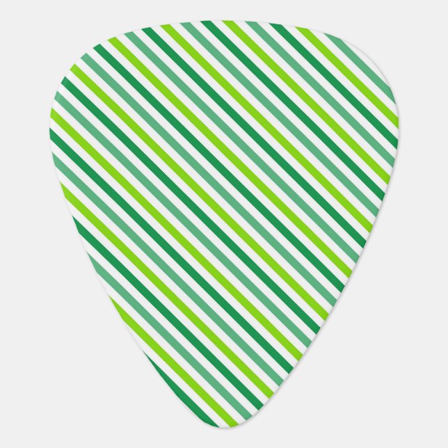Custom Music Gift, Personalized Irish Green Guitar Pick (Front)