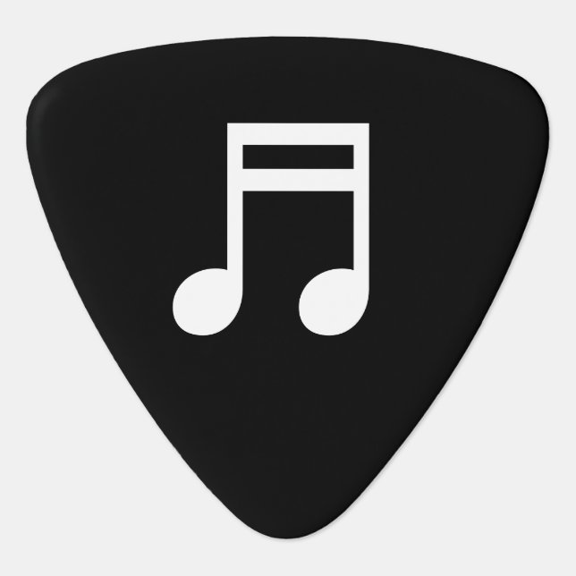 Custom music note guitar pick for best musician (Front)