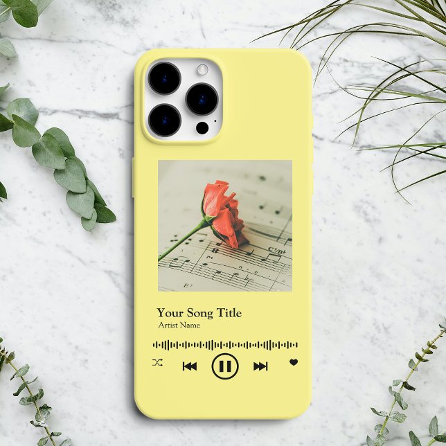 Custom Music Player Song Plaque Case-Mate iPhone Case (Creator Uploaded)