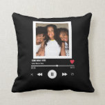 Custom Music Song Gift Unique Personalized Photo Throw Pillow<br><div class="desc">Custom Music Song Gift Unique Personalized Photo</div>