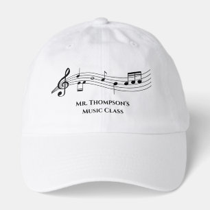 Custom Music Teacher Choir Group or Band Hat