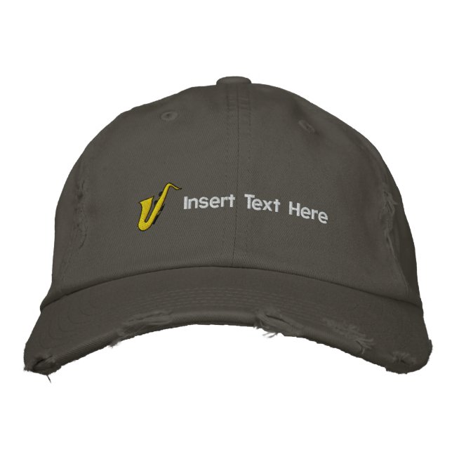 Custom Musicians Embroidered Hat (Front)