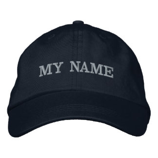 CUSTOM MY NAME EMBROIDERED BASEBALL CAP