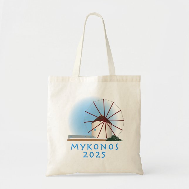 Custom Mykonos 2025 Tote Bag (Front)