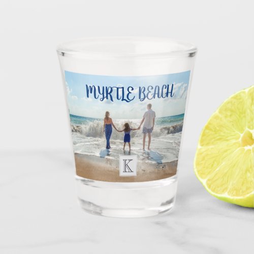 Custom Myrtle Beach Change to Any Beach Souvenir Shot Glass