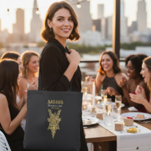 Custom Mystic Gold Bachelorette  Tote Bag