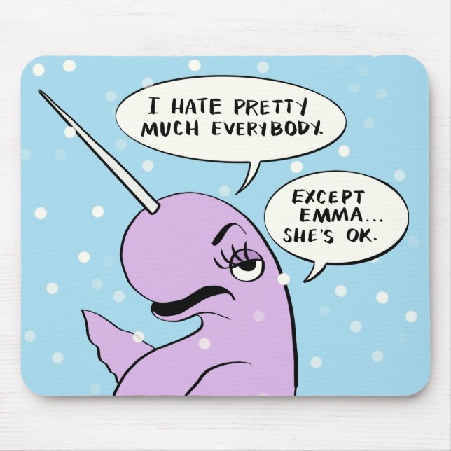 Custom Nadine mouse pad for Emma (Front)