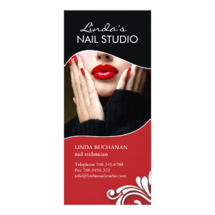 CUSTOM NAIL TECHNICIAN RACK CARD